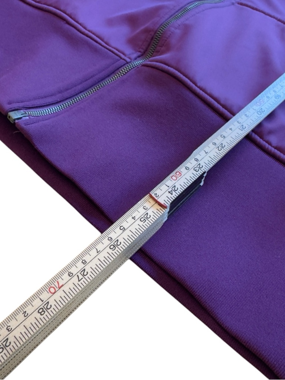 The North Face Full Zip Hoodie Women L Purple Fleece Lined Athleisure in EUC - Picture 7 of 8